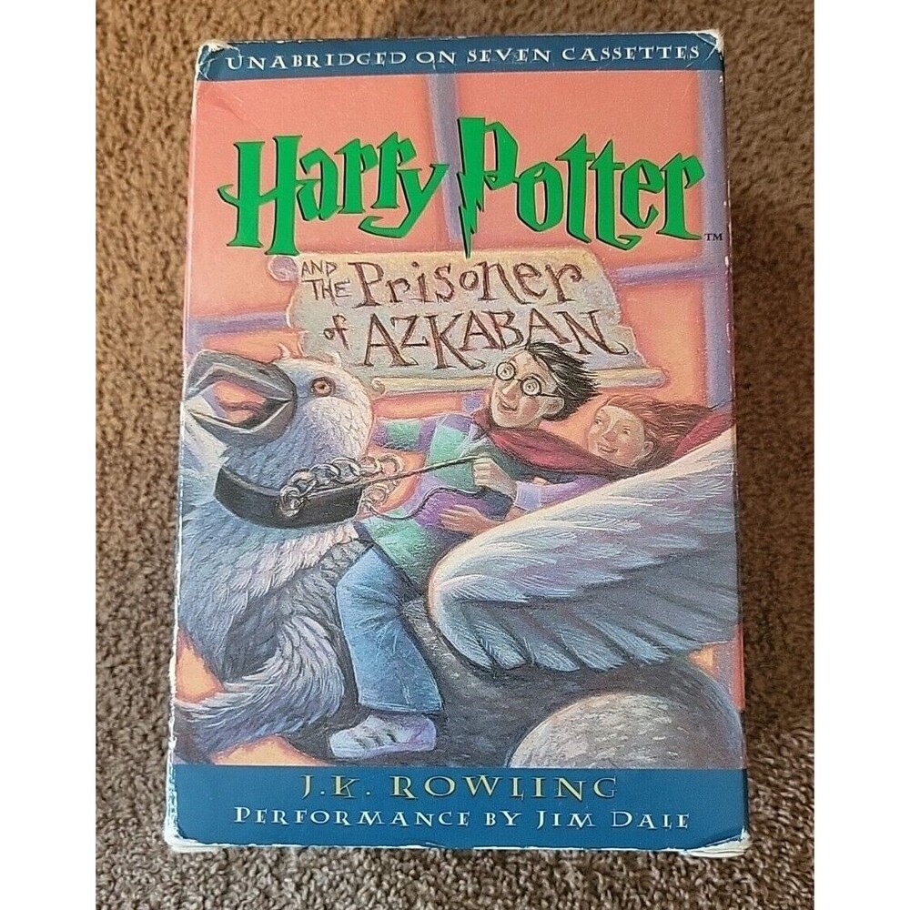 Harry Potter And The Prisoner Of Azkaban 1999- 7 Cassettes Audiobook Preowned #3